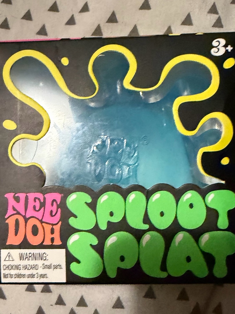 Nee Doh Splooot Splat Blue Stress Ball